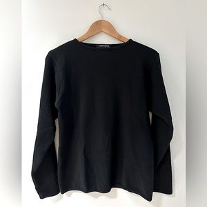 VINTAGE Country Shop Black Cashmere Crew Neck Sweater